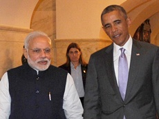 Prime Minister Narendra Modi with President Barack Obama